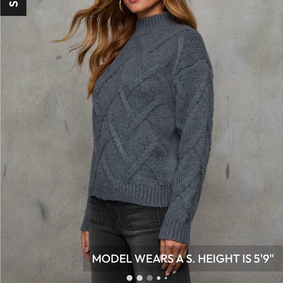 VICI- The Joan Cable Knit Sweater - Picture 3 of 7